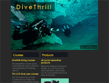 Tablet Screenshot of divethrill.com